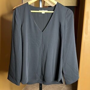 Cooper & Ella Women Black Long Sleeve Blouse Size Medium